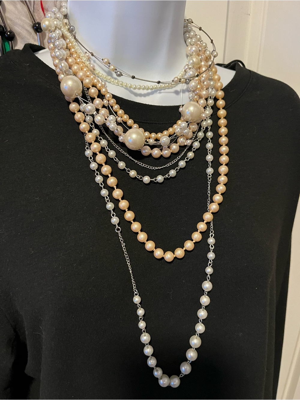Estate Pearl Necklace Bundle